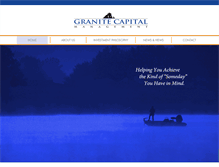 Tablet Screenshot of granitecapitalllc.com